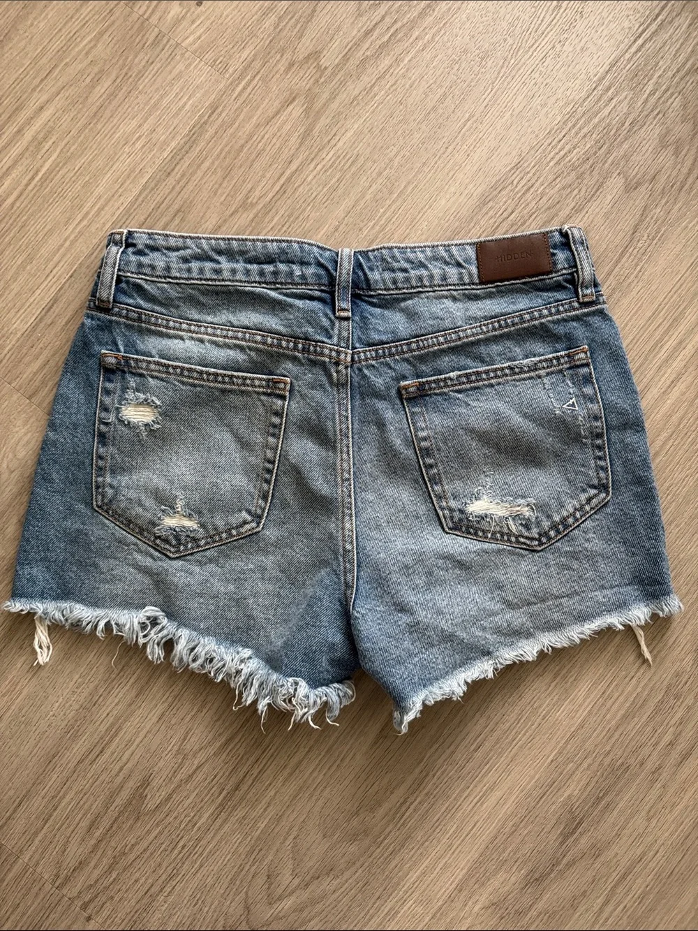 Women's Distressed Denim Shorts